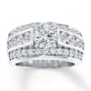 Thumbnail Image 3 of Previously Owned Diamond Ring Setting 1-5/8 ct tw Round-cut 14K White Gold