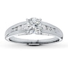 Previously Owned Diamond Ring Setting 1/6 ct tw Round-cut 14K White Gold