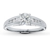 Thumbnail Image 3 of Previously Owned Diamond Ring Setting 1/6 ct tw Round-cut 14K White Gold