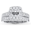 Previously Owned Diamond Bridal Setting 3/4 ct tw Round-cut 14K White Gold