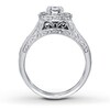 Thumbnail Image 2 of Previously Owned Diamond Bridal Setting 3/4 ct tw Round-cut 14K White Gold