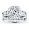 Previously Owned Diamond Bridal Setting 1-1/2 ct tw Round-cut 14K White Gold