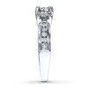 Thumbnail Image 3 of Previously Owned Diamond 3-Stone Ring 1 ct tw Princess-cut 14K White Gold