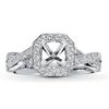 Thumbnail Image 0 of Previously Owned Diamond Ring Setting 3/8 ct tw Round 14K White Gold