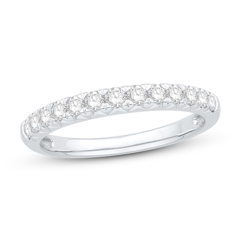 Main Image 1 of Previously Owned Diamond Anniversary Band 1/2 ct tw Round 14K White Gold