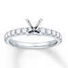 Thumbnail Image 1 of Previously Owned Colorless Diamond Ring Setting 5/8 ct tw Round-cut 14K Gold