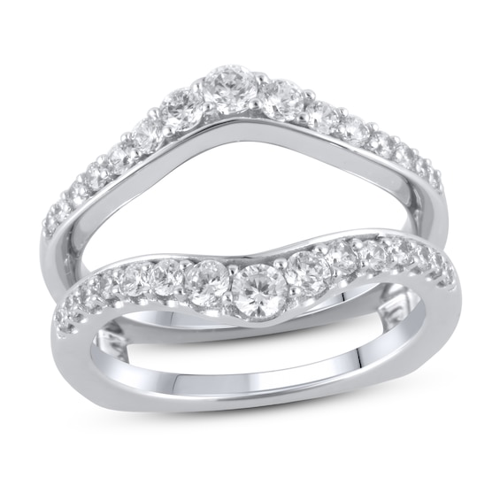 Previously Owned Diamond Enhancer Ring 34 ct tw Round 18K White Gold