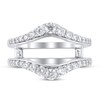 Thumbnail Image 3 of Previously Owned Diamond Enhancer Ring 3/4 ct tw Round 18K White Gold
