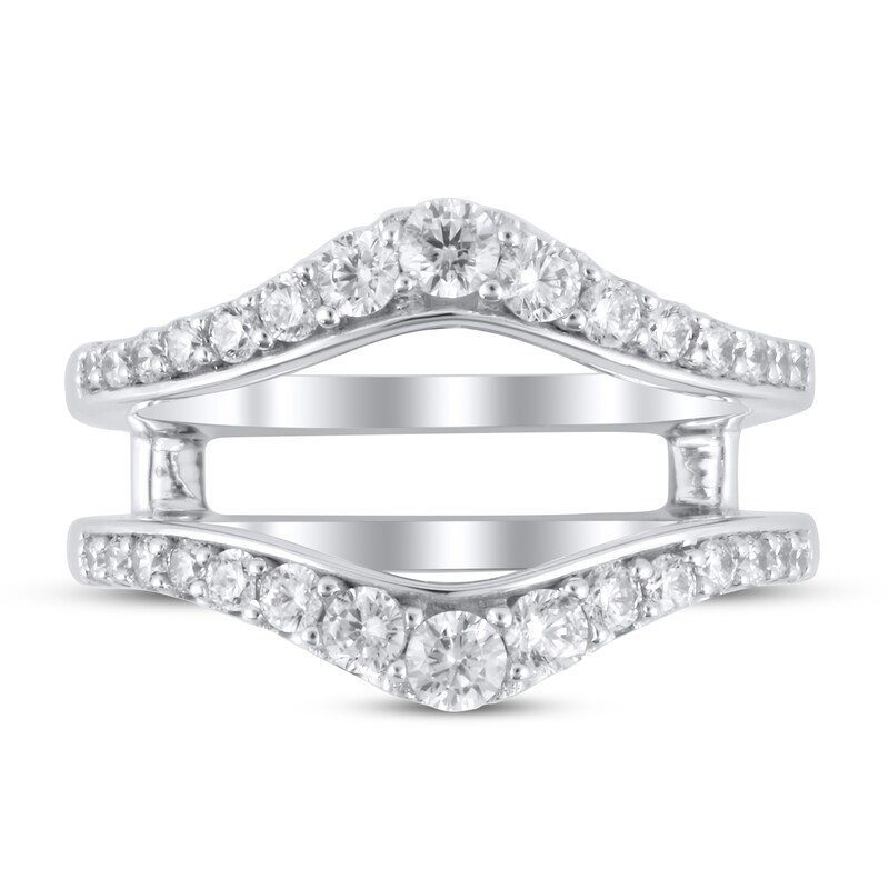 Main Image 3 of Previously Owned Diamond Enhancer Ring 3/4 ct tw Round 18K White Gold