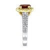 Thumbnail Image 3 of Previously Owned Natural Ruby Ring 1/3 ct tw Diamonds 14K Two-Tone Gold