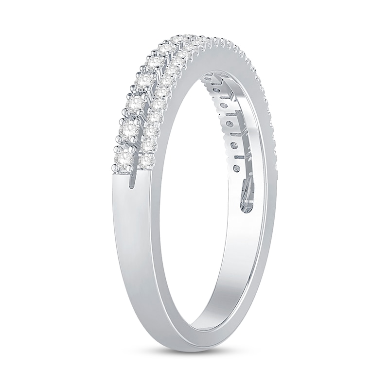Main Image 2 of Previously Owned Diamond Anniversary Band 1/4 ct tw Round 14K White Gold