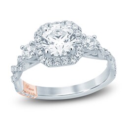 Pnina Tornai Diamond Engagement Ring 1-5/8 ct tw Round 14K White Gold