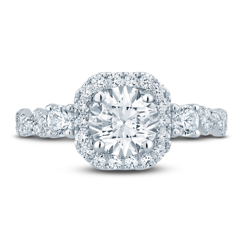 Main Image 3 of Pnina Tornai Diamond Engagement Ring 1-5/8 ct tw Round 14K White Gold