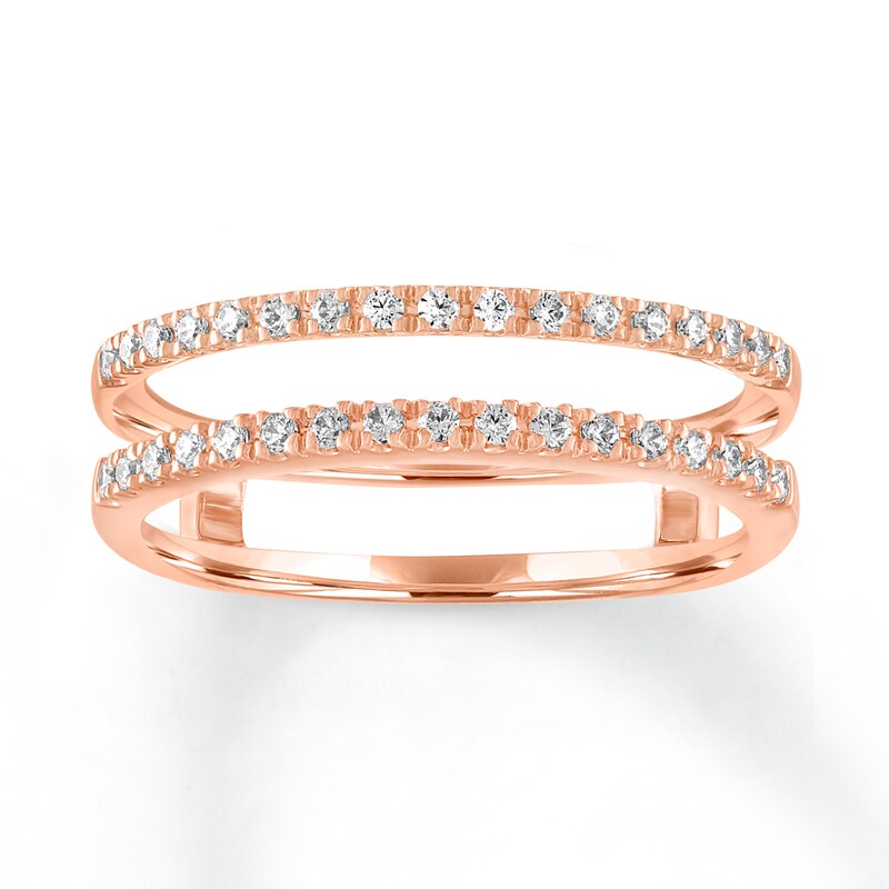 Main Image 1 of Previously Owned Diamond Enhancer Ring 1/4 ct tw Round-cut 14K Rose Gold
