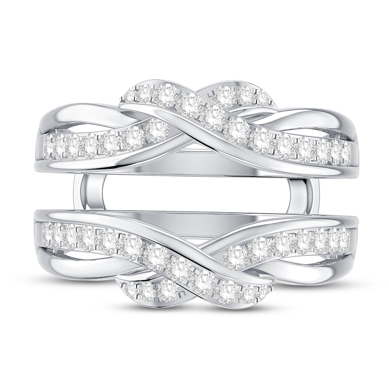 Main Image 3 of Previously Owned Diamond Enhancer Ring 5/8 ct tw Round 14K White Gold