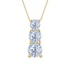 Thumbnail Image 1 of Previously Owned Certified Diamond Necklace 1 ct tw Round 14K Yellow Gold
