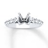 Thumbnail Image 1 of Previously Owned Diamond Engagement Ring Setting 1/2 ct tw Round 14K White Gold