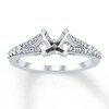 Thumbnail Image 1 of Previously Owned Diamond Engagement Ring Setting 1/4 ct tw Round 14K White Gold