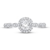 Thumbnail Image 3 of Previously Owned Diamond Promise Ring 1/2 ct tw Round 10K White Gold