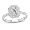 Thumbnail Image 1 of Previously Owned Diamond Engagement Ring 3/4 ct tw Emerald-cut 14K White Gold