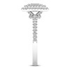 Thumbnail Image 2 of Previously Owned Diamond Engagement Ring 3/4 ct tw Emerald-cut 14K White Gold