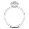 Thumbnail Image 3 of Previously Owned Diamond Engagement Ring 3/4 ct tw Emerald-cut 14K White Gold