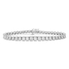 Thumbnail Image 1 of Previously Owned Diamond Bracelet 4 ct tw Round 14K White Gold