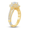 Thumbnail Image 2 of Pnina Tornai Diamond Engagement Ring 2 ct tw Round/Pear 14K Yellow Gold