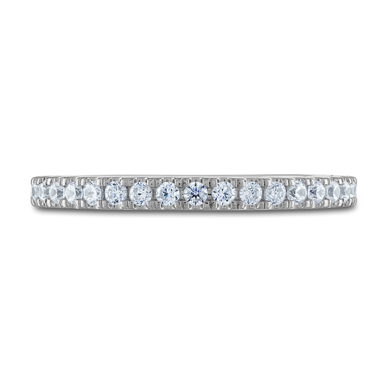 Main Image 3 of Previously Owned Vera Wang WISH Diamond Anniversary Band 1/4 ct tw 14K White Gold