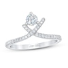 Thumbnail Image 1 of Previously Owned The Leo First Light Diamond Ring 1/2 ct tw Round 14K White Gold