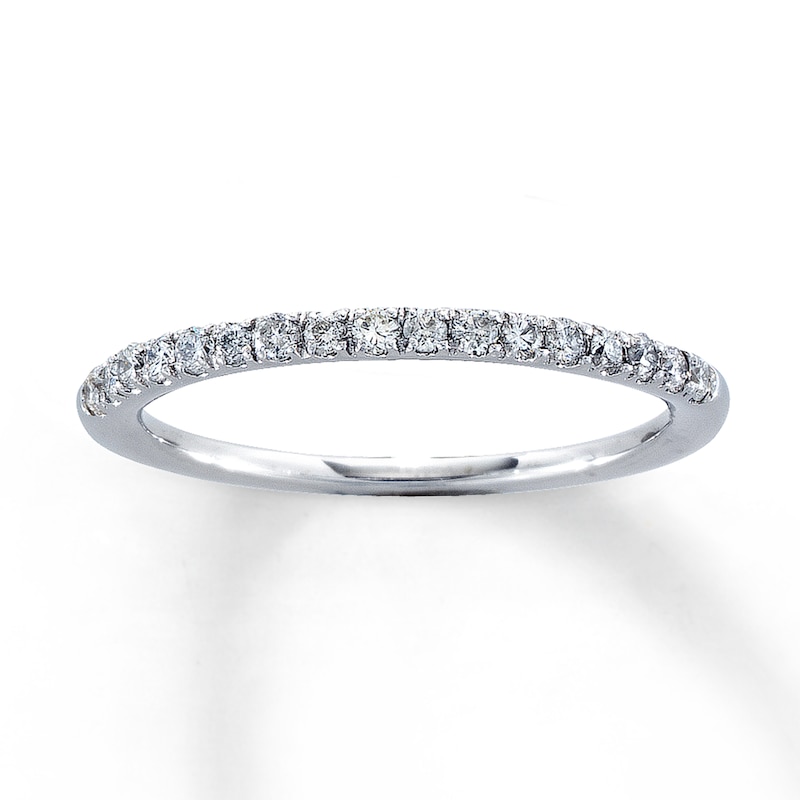 Main Image 1 of Previously Owned Diamond Anniversary Band 1/4 ct tw Round-cut 14K White Gold