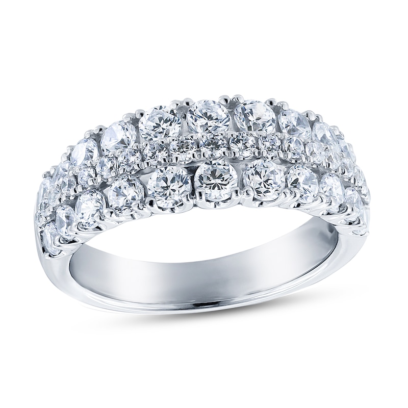 Main Image 1 of Previously Owned Diamond Anniversary Band 1-3/4 ct tw Round 14K White Gold