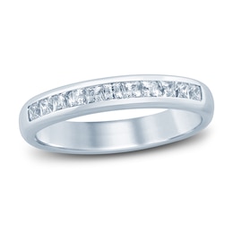 Previously Owned Diamond Anniversary Ring 1/2 ct tw Round 14K White Gold
