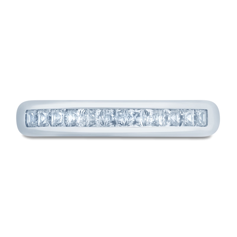 Main Image 3 of Previously Owned Diamond Anniversary Ring 1/2 ct tw Round 14K White Gold