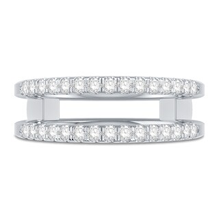 Previously Owned Diamond Enhancer Ring 3/8 ct tw Round Platinum | Jared