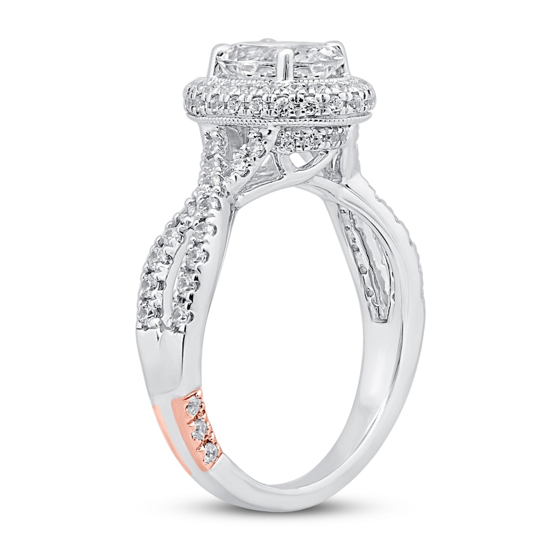 Main Image 2 of Pnina Tornai Into Your Arms Diamond Engagement Ring 2-1/4 ct tw Oval/Round 14K White Gold