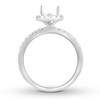 Thumbnail Image 2 of Previously Owned Diamond Ring Setting 1/2 carat tw Round 14K White Gold