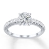 Thumbnail Image 3 of Previously Owned Diamond Ring Setting 1/2 carat tw Round 14K White Gold