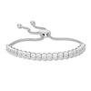Previously Owned Diamond Bolo Bracelet 1 carat tw Round Sterling Silver