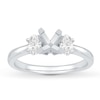 Thumbnail Image 1 of Previously Owned Diamond Engagement Ring Setting 3/8 ct tw Oval 14K White Gold