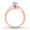 Thumbnail Image 2 of Previously Owned Diamond Engagement Ring Setting 1/5 ct tw Round 14K Rose Gold