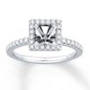 Thumbnail Image 1 of Previously Owned Diamond Ring Setting 3/8 ct tw Round 14K White Gold