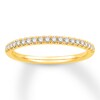 Thumbnail Image 1 of Previously Owned Colorless Diamond Anniversary Band 1/5 ct tw 14K Yellow Gold