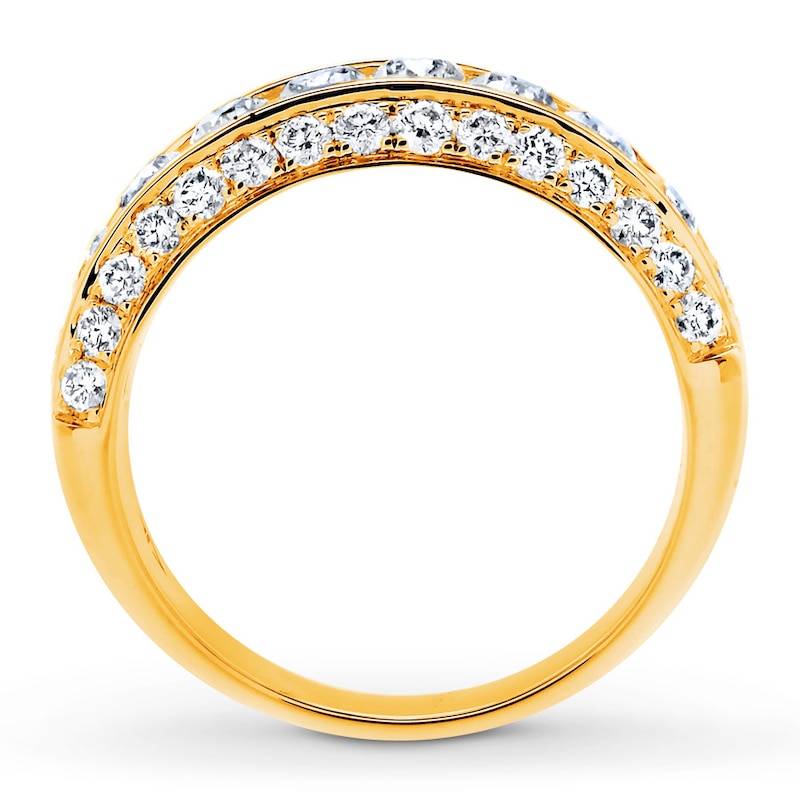 Main Image 2 of Previously Owned Diamond Anniversary Band 2 ct tw Round-cut 14K Yellow Gold