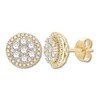 Thumbnail Image 1 of Previously Owned Colorless Diamond Earrings 1 ct tw 14K Yellow Gold