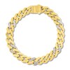 Thumbnail Image 1 of Previously Owned Diamond Curb Bracelet 7/8 ct tw Round 10K Yellow Gold