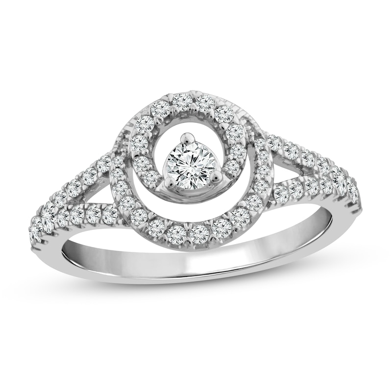 Main Image 1 of Previously Owned  Diamond Ring 1/2 ct tw 10K White Gold