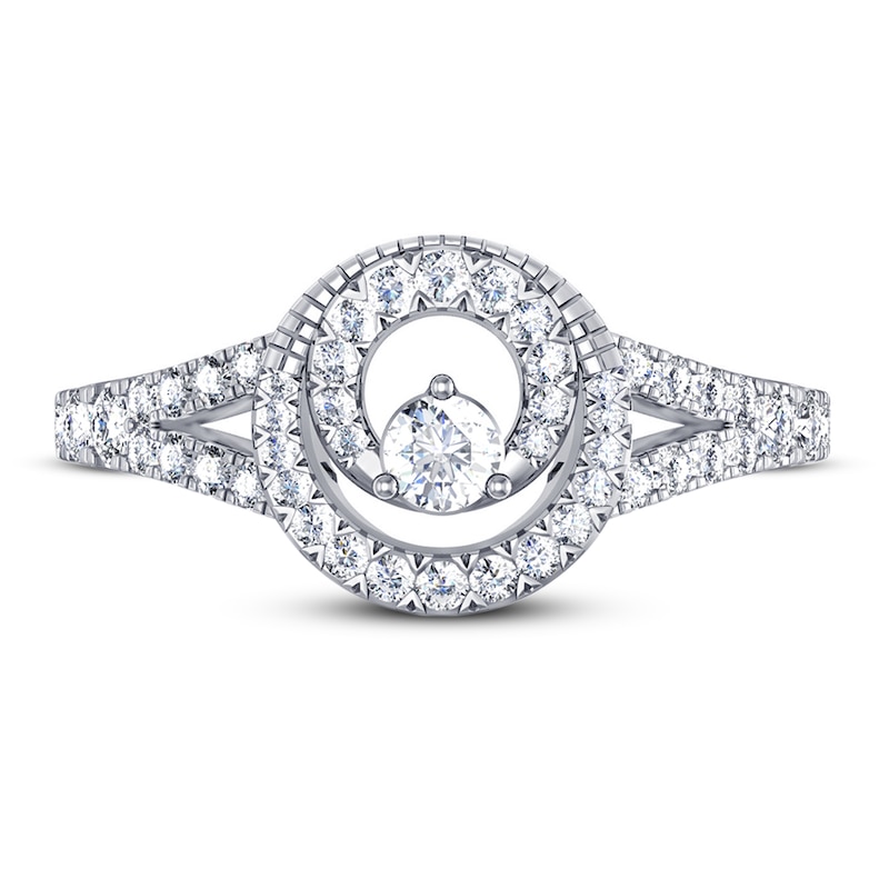 Main Image 3 of Previously Owned  Diamond Ring 1/2 ct tw 10K White Gold
