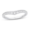 Thumbnail Image 1 of Previously Owned Diamond Enhancer Ring 1/8 ct tw Round/Baguette 14K White Gold