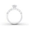 Thumbnail Image 2 of Previously Owned Diamond Engagement Ring Setting 1/2 ct tw Round Platinum